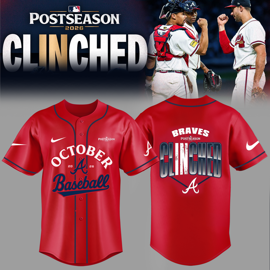 Limited Edition Postseason 2026 Clinched Jersey