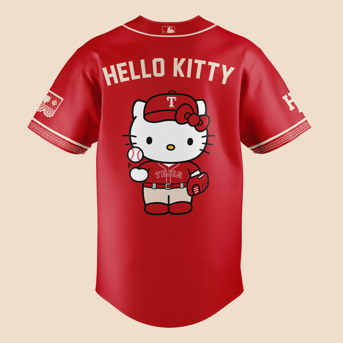 Exclusive Tejas City Connect Texas Rangers x Hello Kitty Jersey 2026