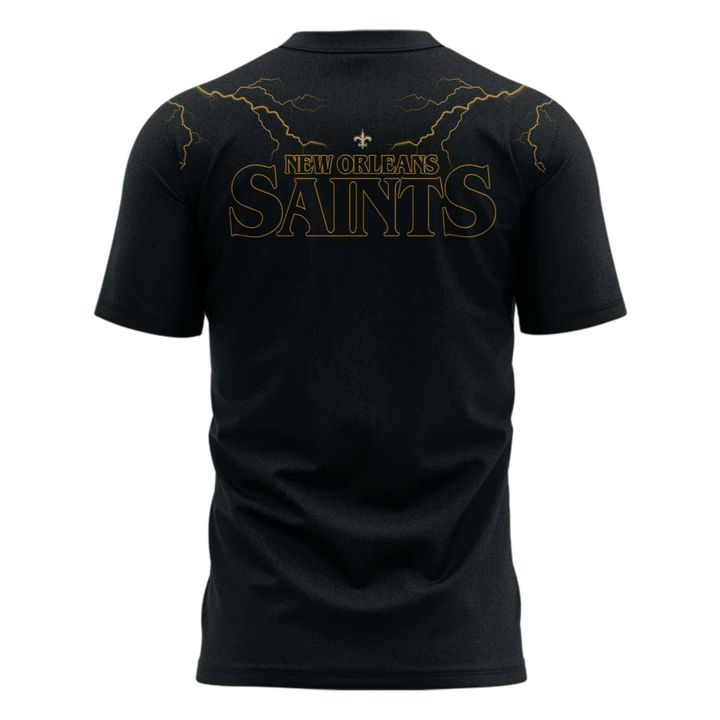 New Orleans Saints Stranger Things Tshirt - limited edition
