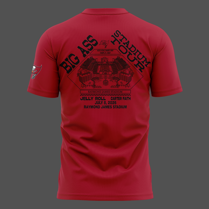 Exclusive Post Malone x Tampa Bay Buccaneers Red Tshirt 2026