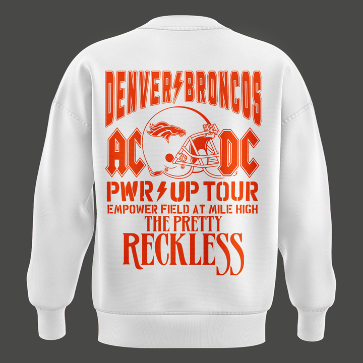 Exclusive Version Denver Broncos x PWR/UP TOUR Sweashirt 2026