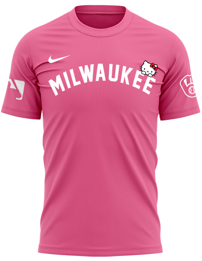 Milwaukee Brewers Hello Kitty Night 2026 Limited Edition Cute T-Shirt