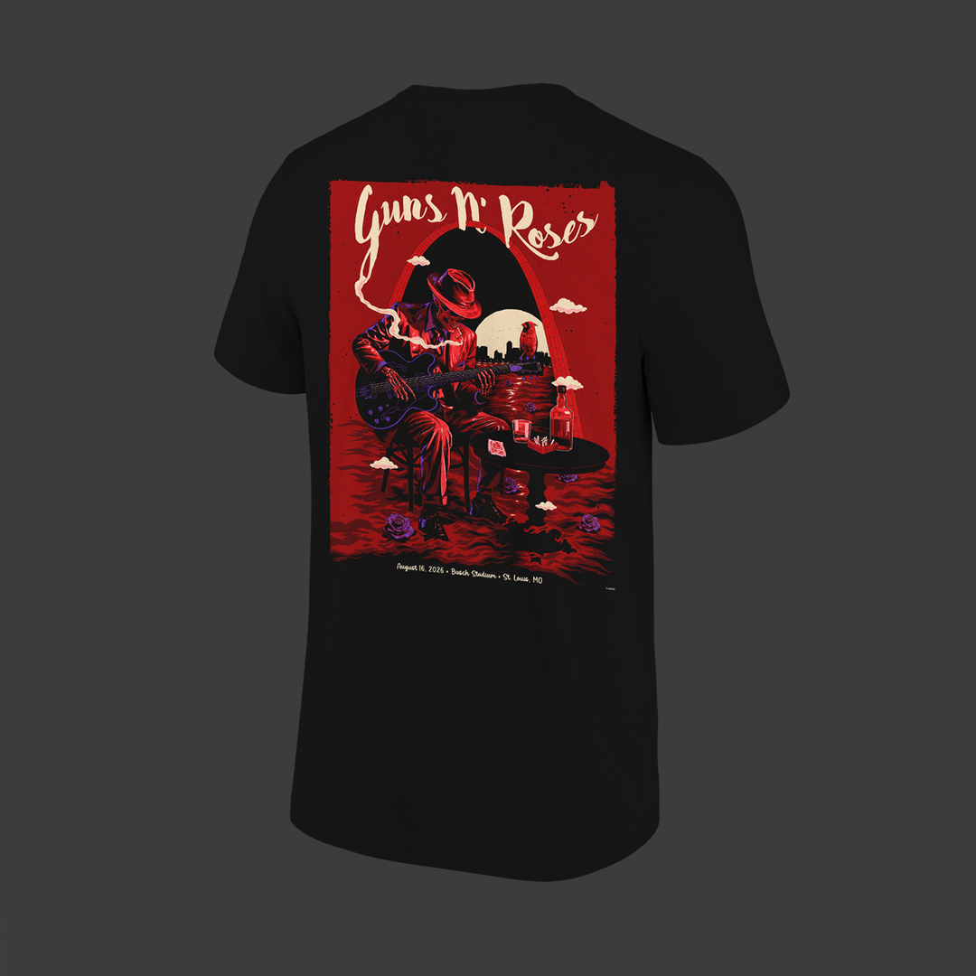 Exclusives Guns N' Roses x St. Louis Cardinals T-Shirt.