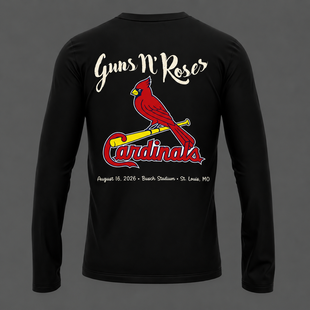 Limited Edition Guns N' Roses x St. Louis Cardinals Long Tee
