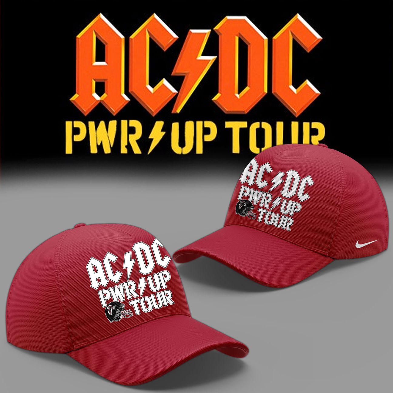 01.22. Special AC/DC x Atlanta Falcons - Power Up Tour 2026 Hoodie
