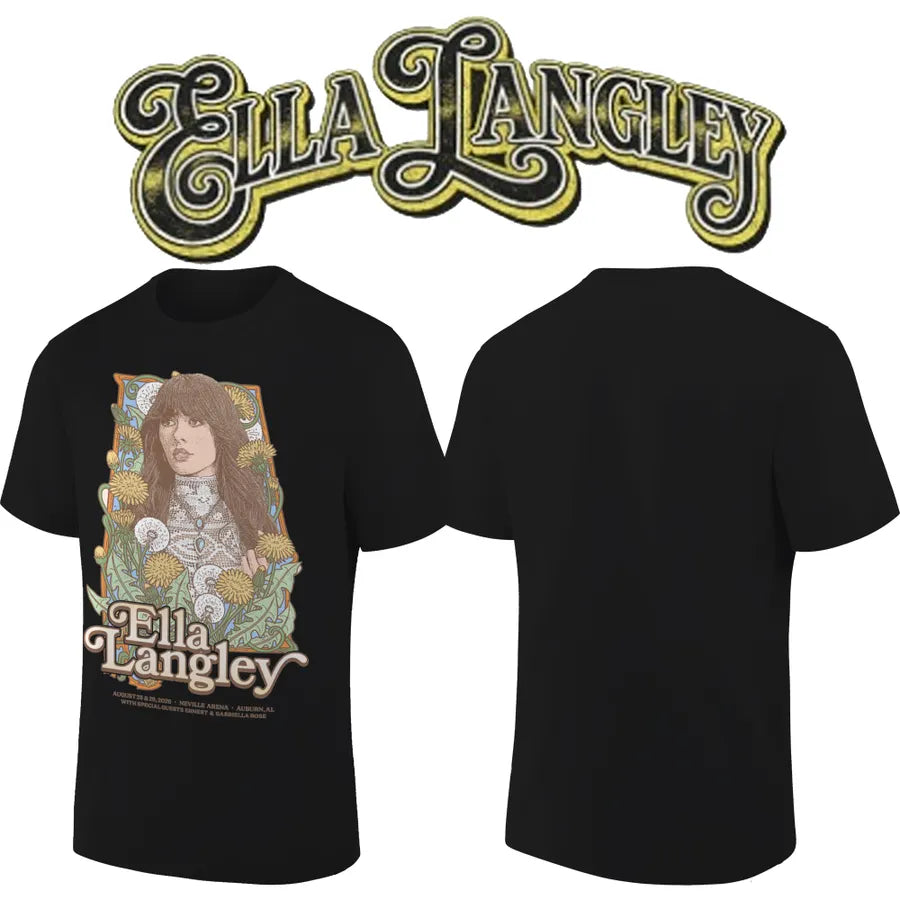 Auburn Tigers x Ella Langley – The Dandelion Tour 2026 Neville Arena Shirt