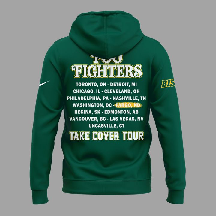 02.34. Pefect Hoodie Foo Fighters x NDSU Football - Take Cover Tour 2026 Hoodie
