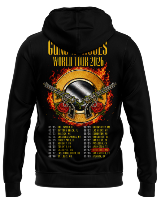 Guns N’ Roses Ridgedale MO 2026 Tour Limited Edition hoodie
