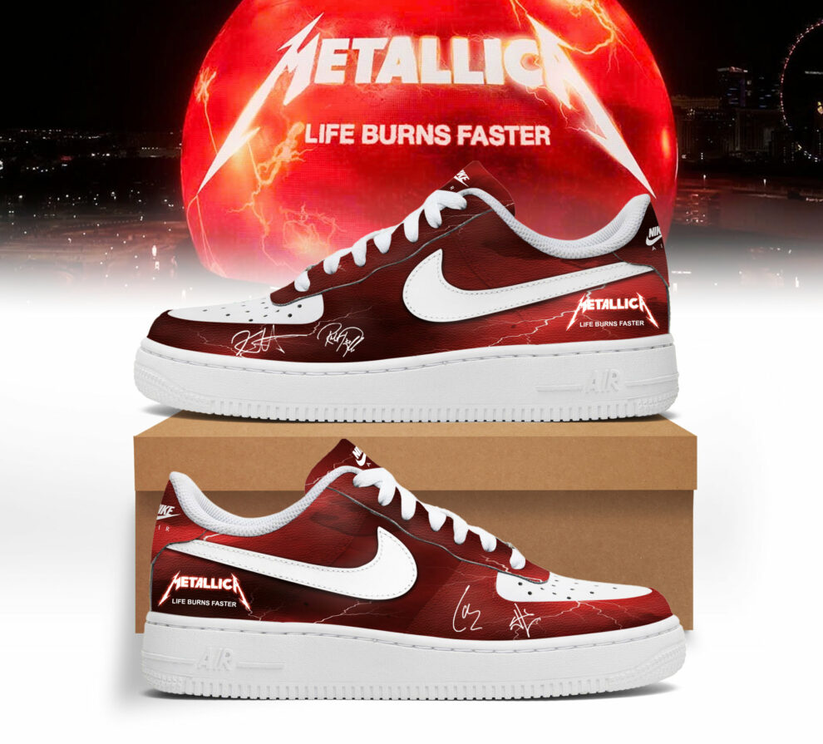 MTLC Life Burns Faster Sphere Las Vegas Concert Limited Edition AF1 Sneakers