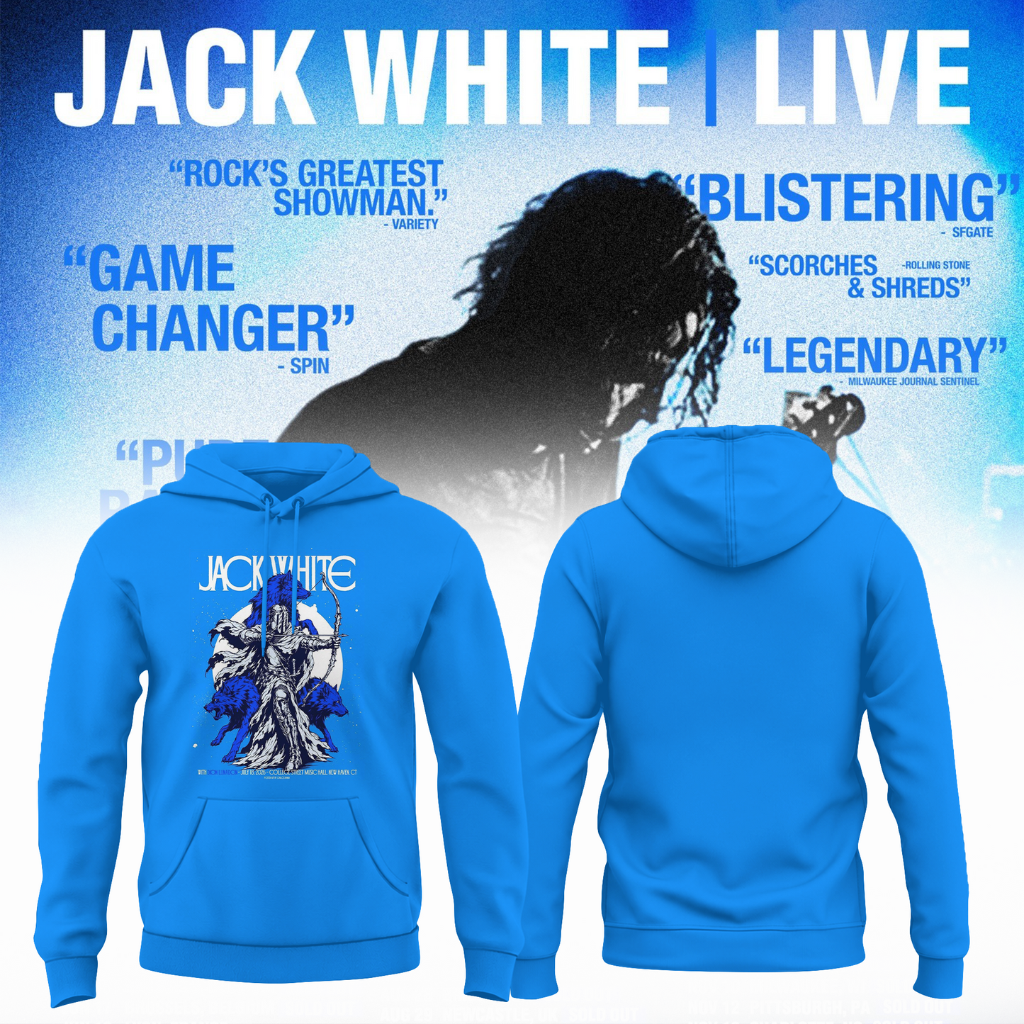 Jack White Live 2026 Hoodie