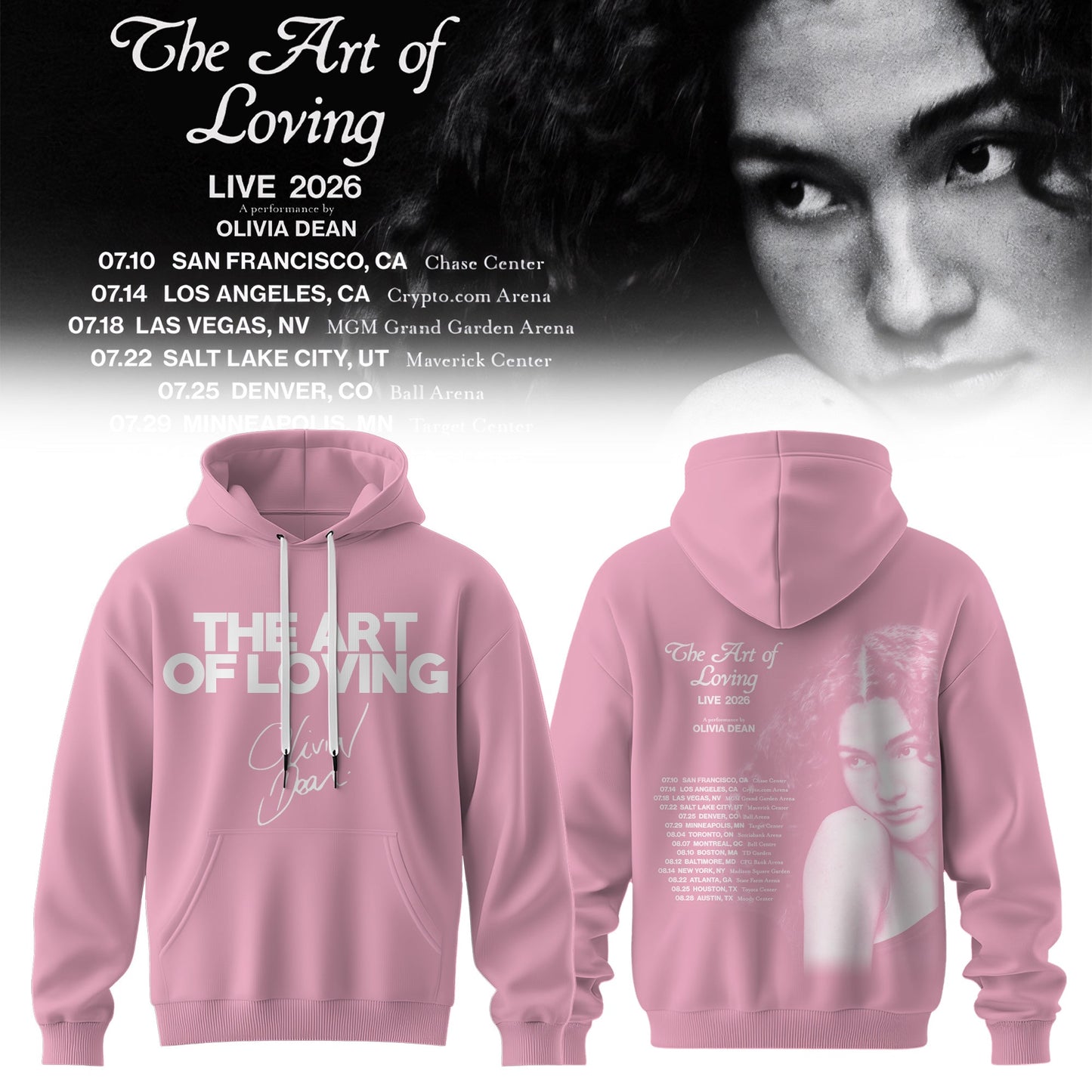 OLIVIA DEAN “THE ART OF LOVING” HOODIE COLLECTION IS HERE