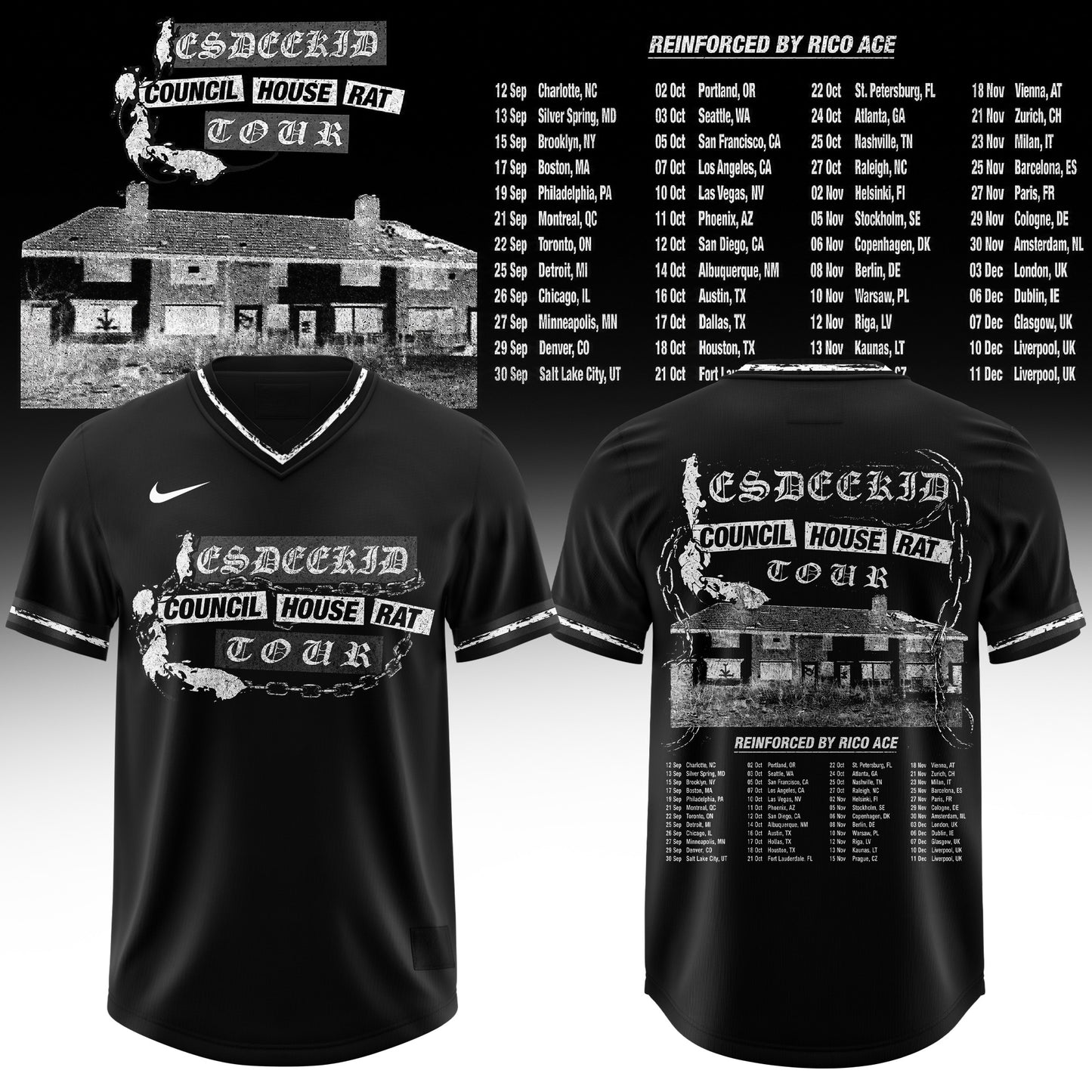 _Council House Rat Tour Premium Football Jersey V2