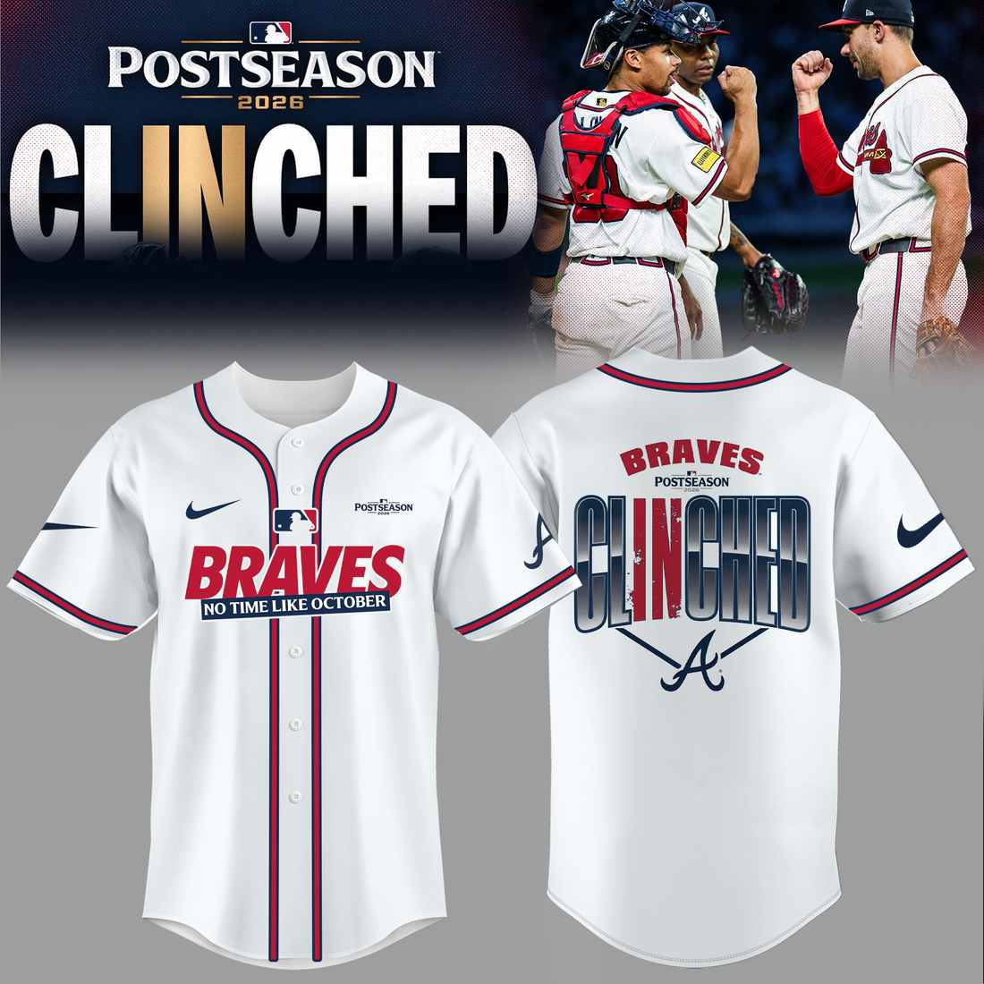 Limited Edition Postseason 2026 Clinched Jersey