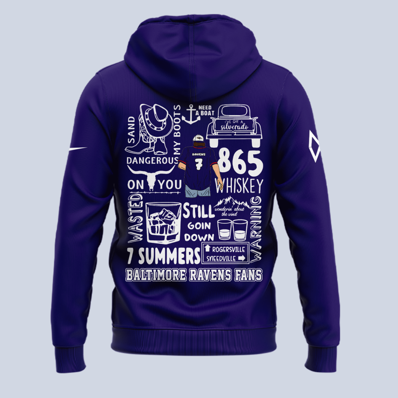 Limited Edition Baltimore Ravens x Morgan Wallen Hoodie