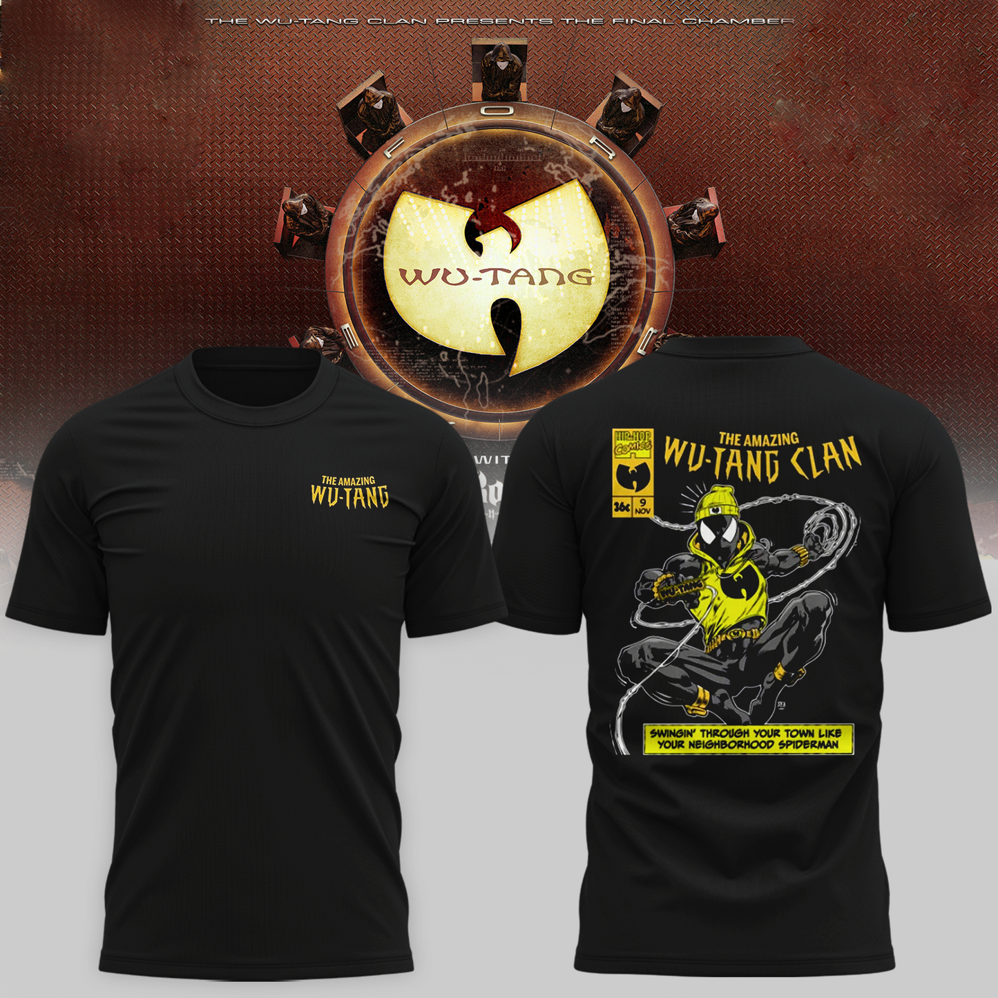Wu-Tang Clan X Spider-Man Spider Wu Premium T-shirt