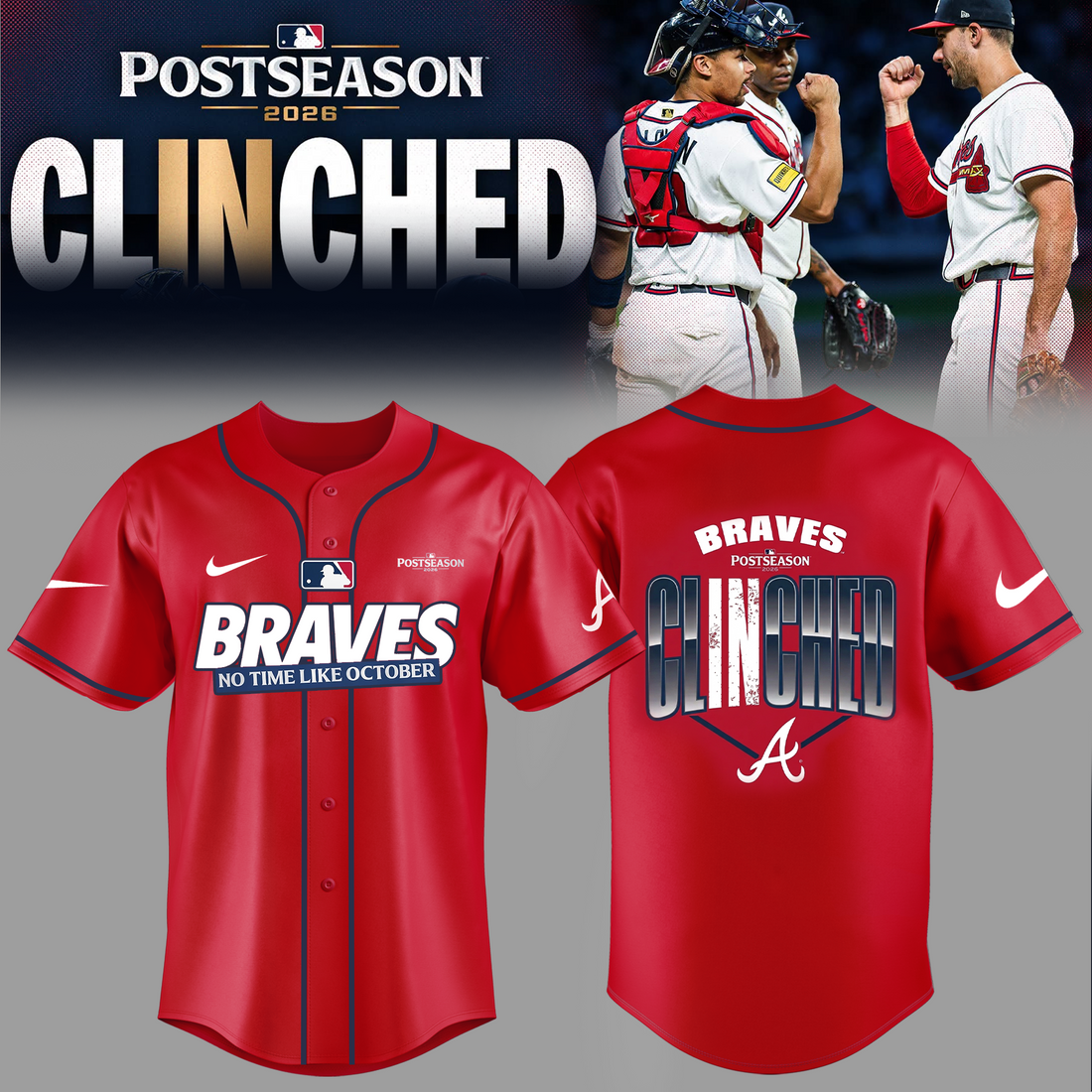 Limited Edition Postseason 2026 Clinched Jersey