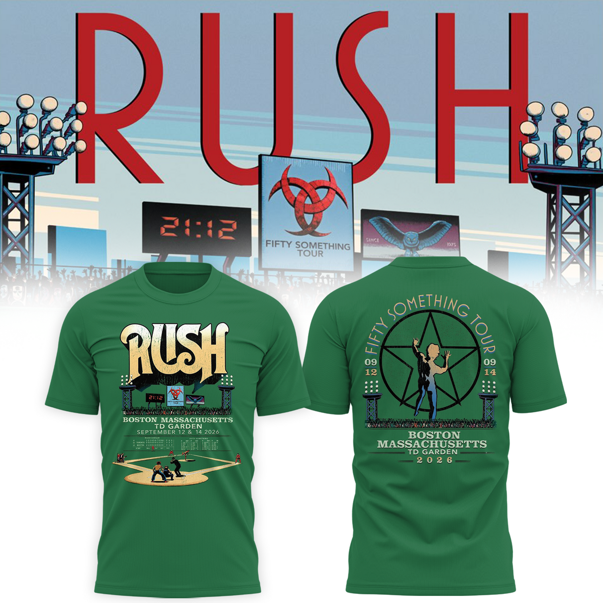 Limited Edition Fifty Something Tour 2026 T-Shirt