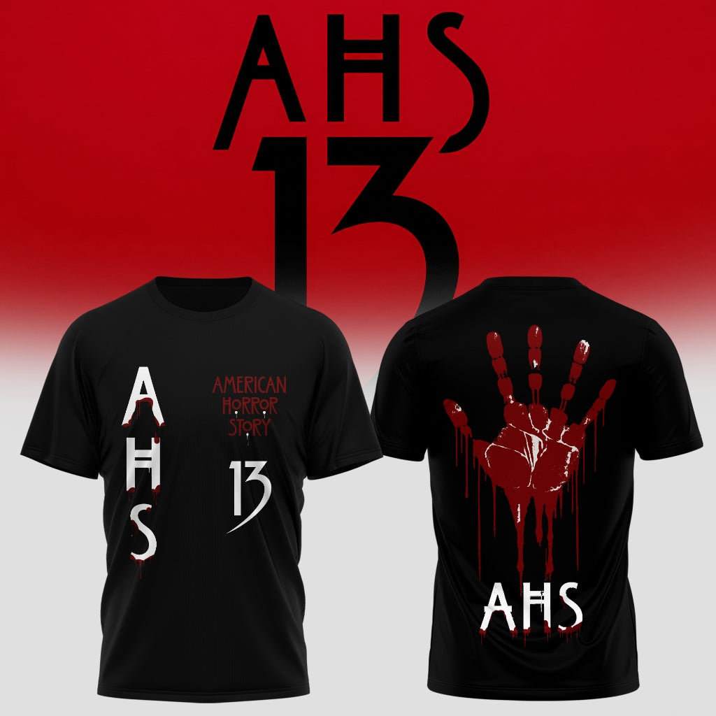 American Horror Story 13 3D All-Over Print Tee – Black Style
