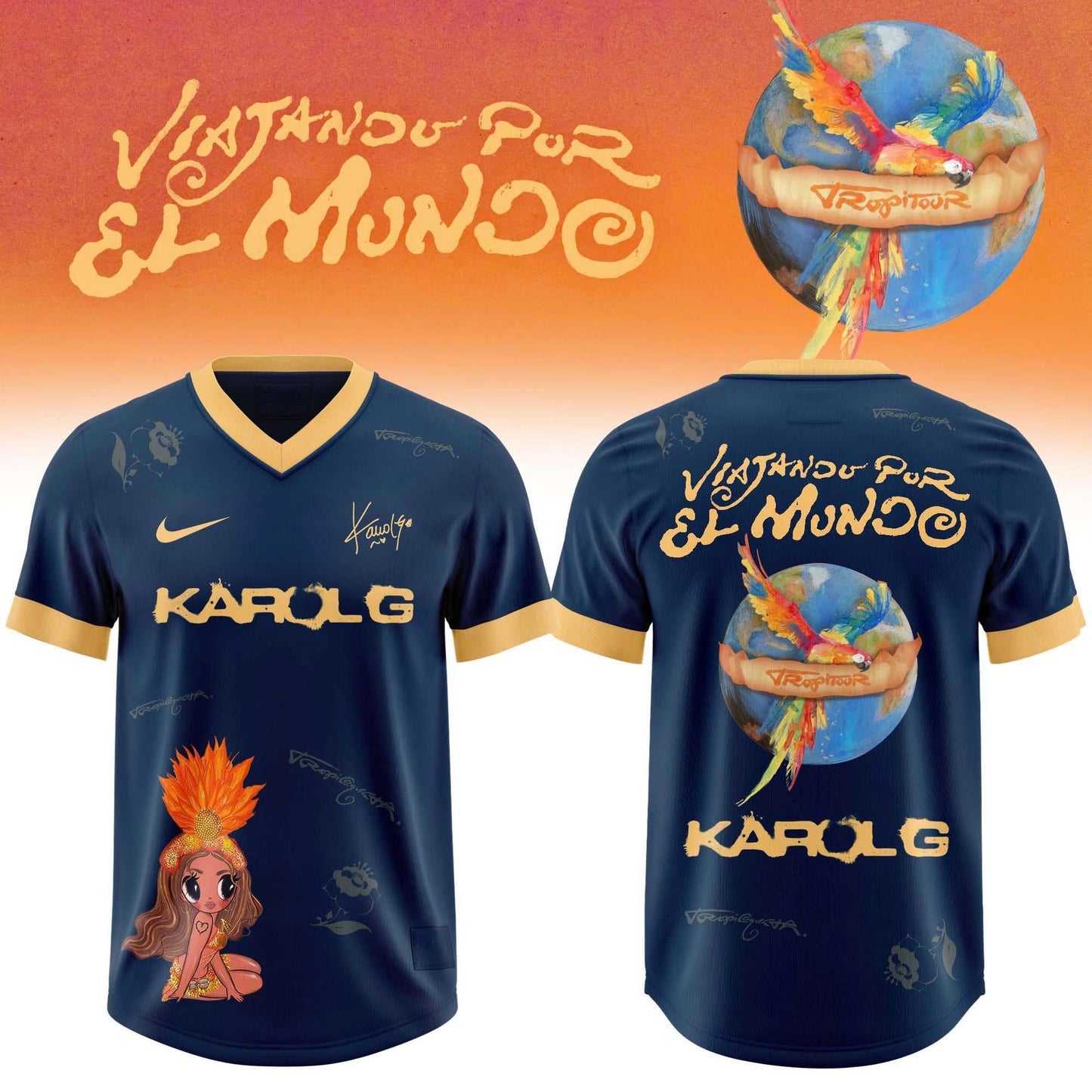 _ Football Jersey “Tropitour ” Karol-G