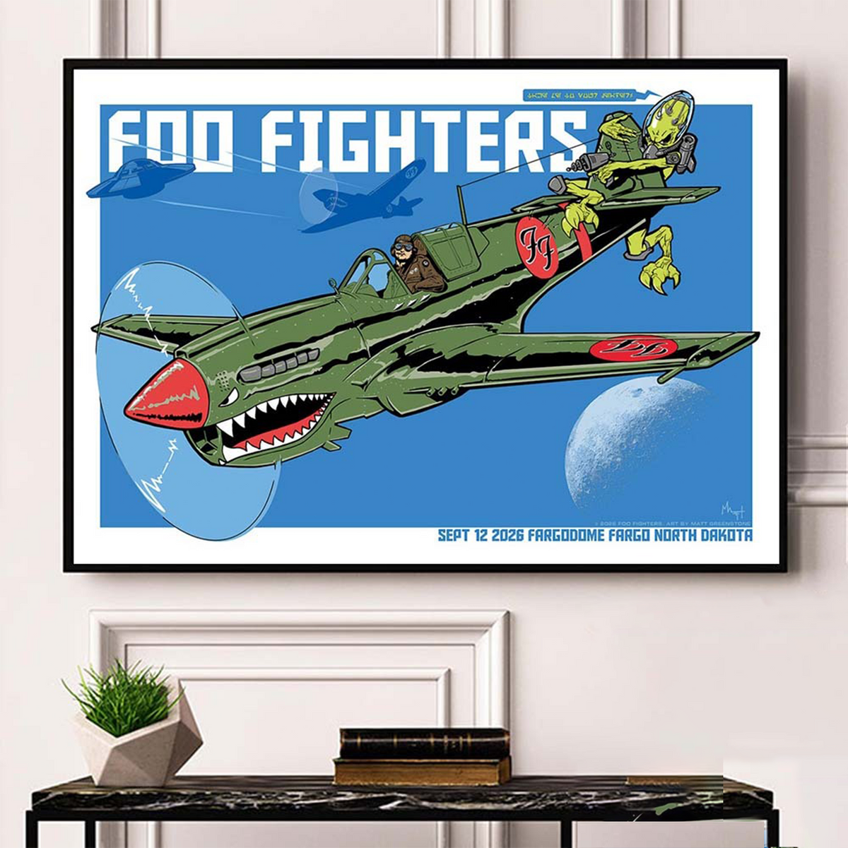 Special Foo Fighters x NDSU Football - Take Cover Tour 2026 Poster