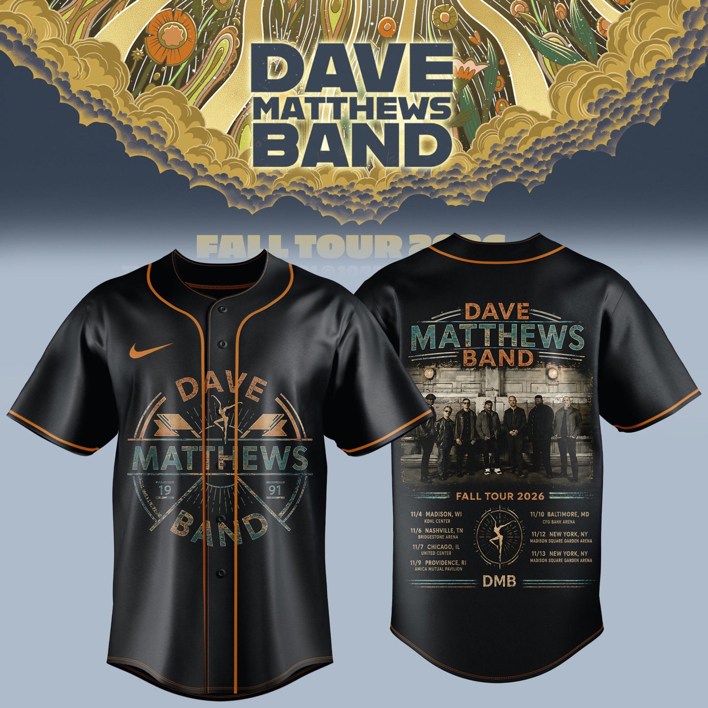 _DAVE MATTHEWS BAND — FALL TOUR 2026 COLLECTION JERSEY