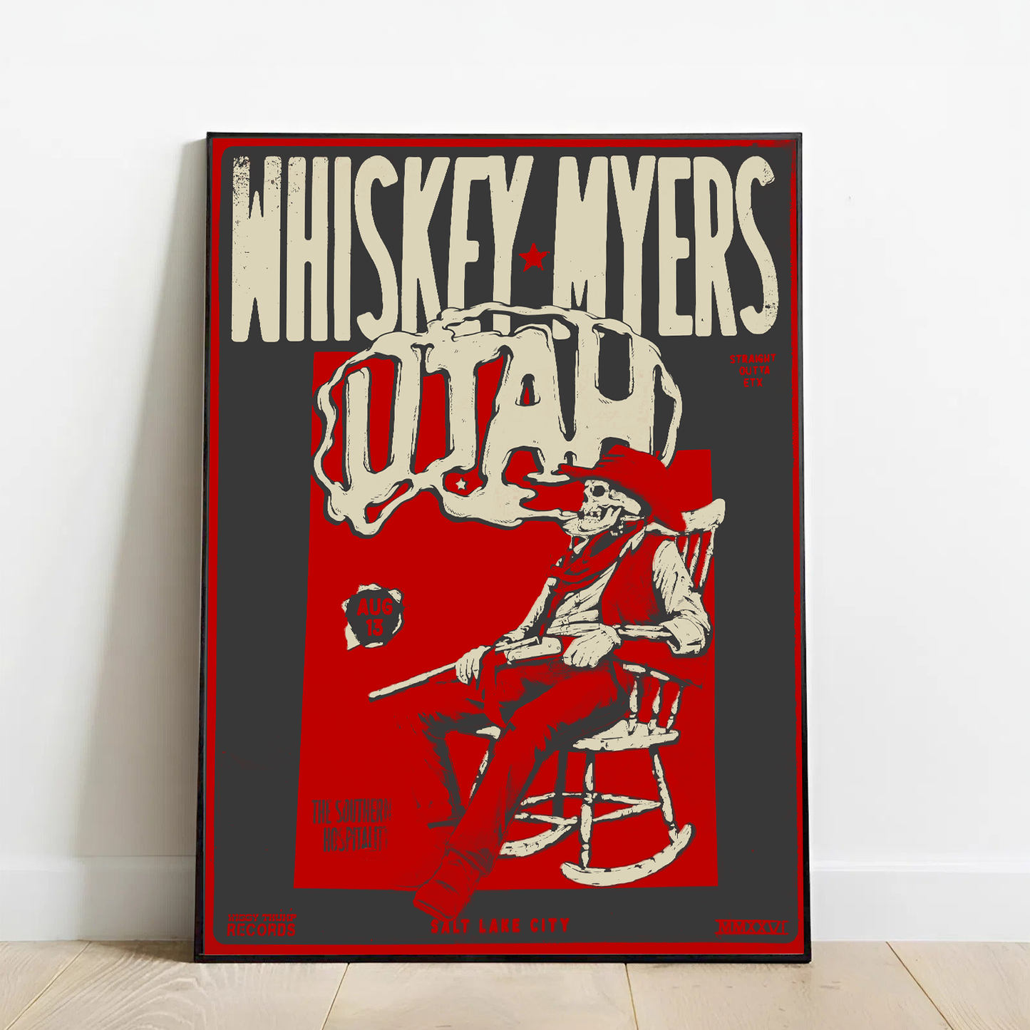 Limited Edition Whiskey Myers Southern Hospitality Tour In Utah Poster 3