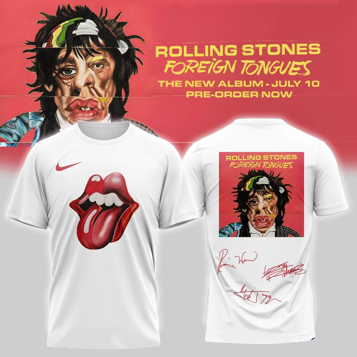 Foreign Tongues World Tour Tshirt — Selling Out Fast