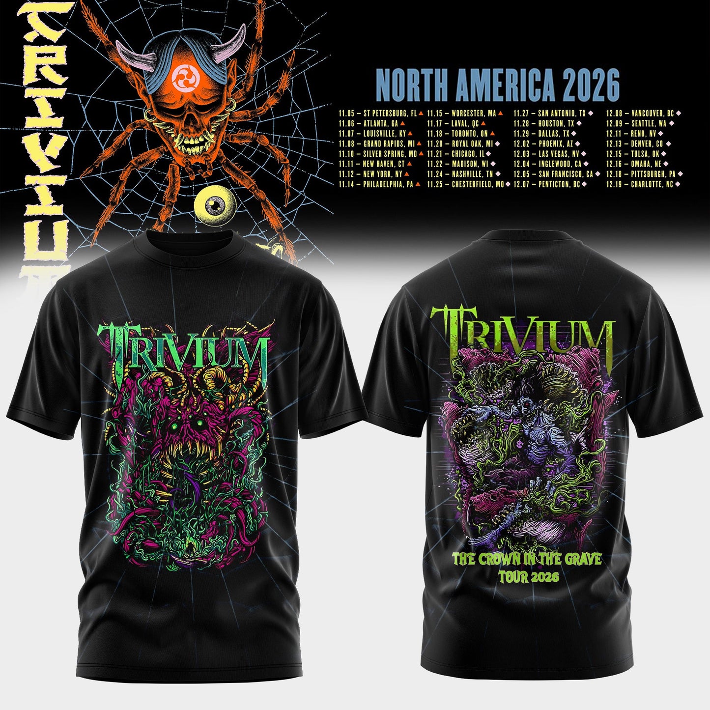 _ Crown in the Grave World Tour 2026 Edition Tee
