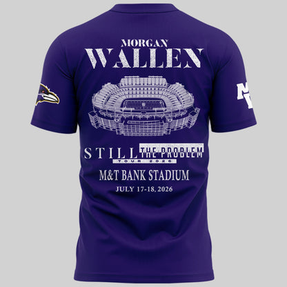 1.Special New Edition Baltimore Ravens x Morgan Wallen Tshirt 2026