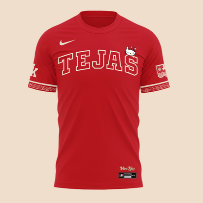 Exclusive Tejas City Connect Texas Rangers x Hello Kitty T-Shirt 2026