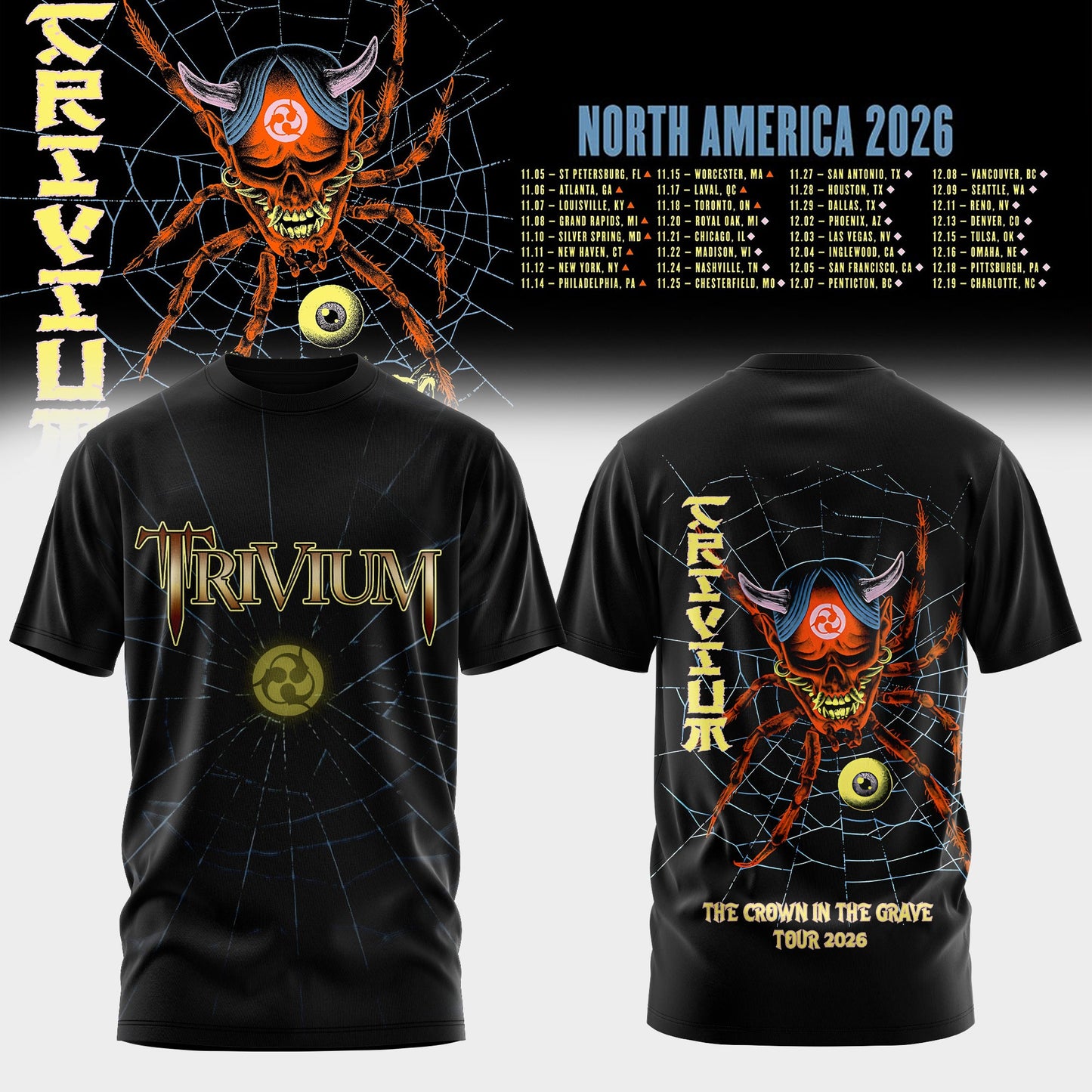 _ Crown in the Grave World Tour 2026 Edition Tee