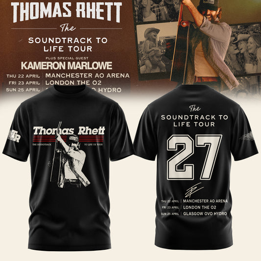 .TR – The Soundtrack To Life UK Tour 2027 Tee Edition