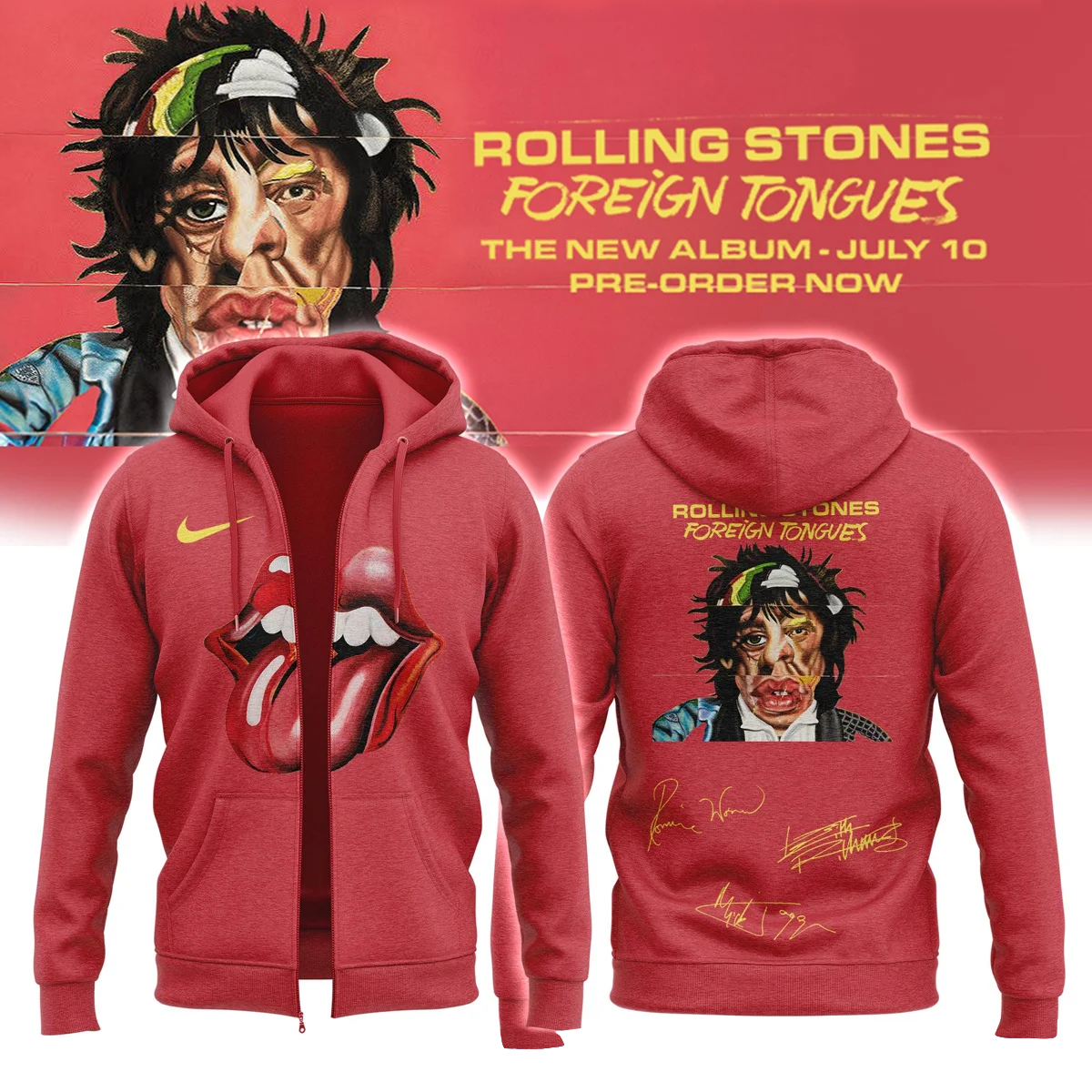 Foreign Tongues World Tour Zip Hoodie — Selling Out Fast