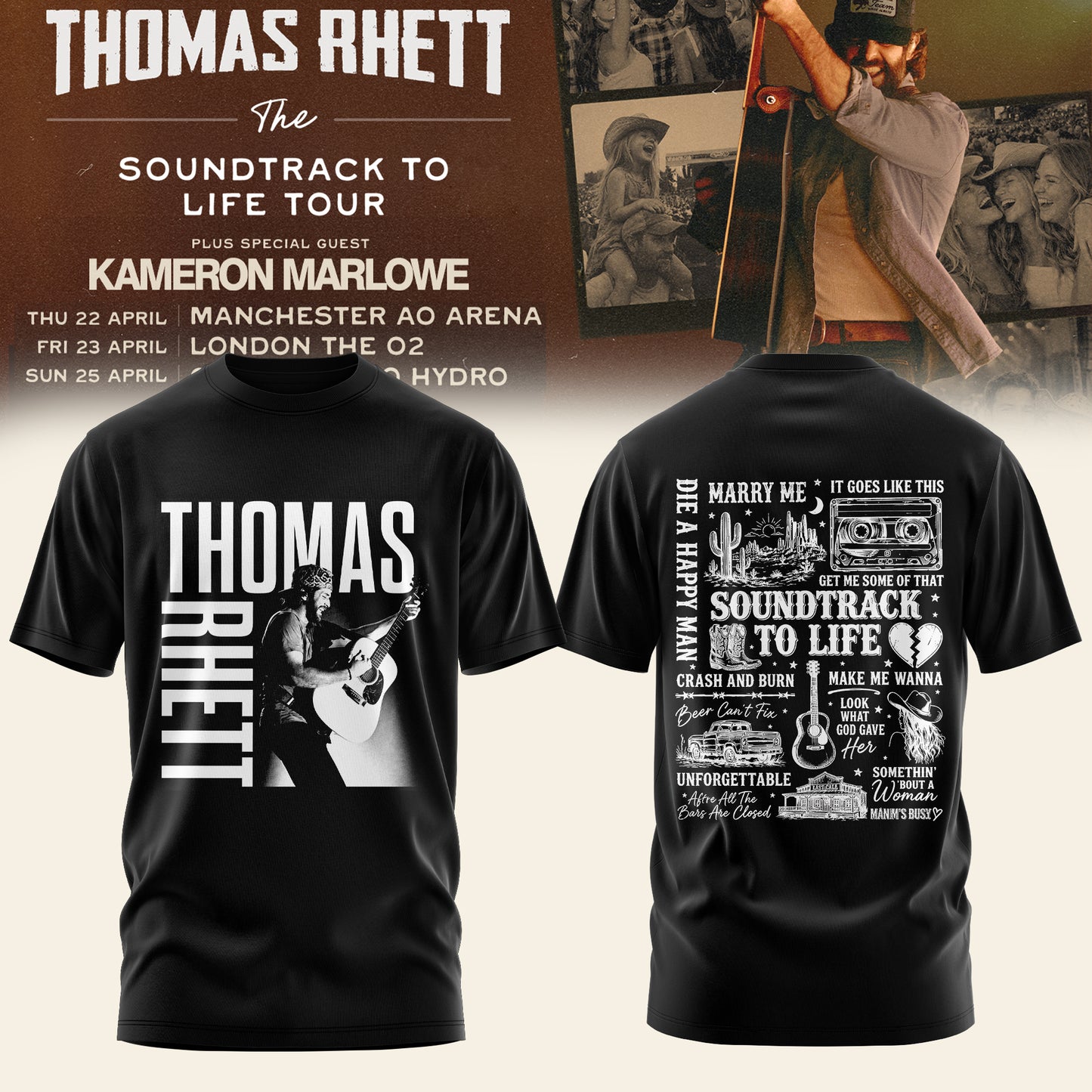.TR – The Soundtrack To Life UK Tour 2027 Tee Edition