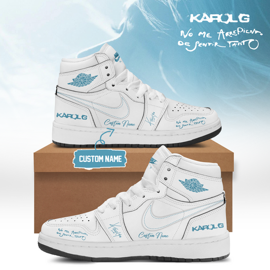 .KaRol G Album “NO ME ARREPIENTO DE SENTIR TANTO” 🩵 – Shoes