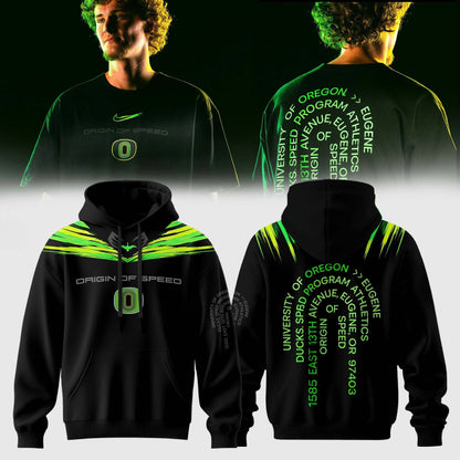 Nike Black Oregon Ducks Origin of Speed Hoodie
