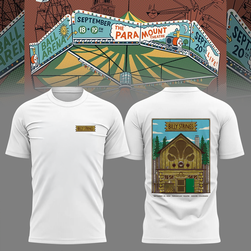 Limited Edition Billy Strings tour 2026 T-shirt