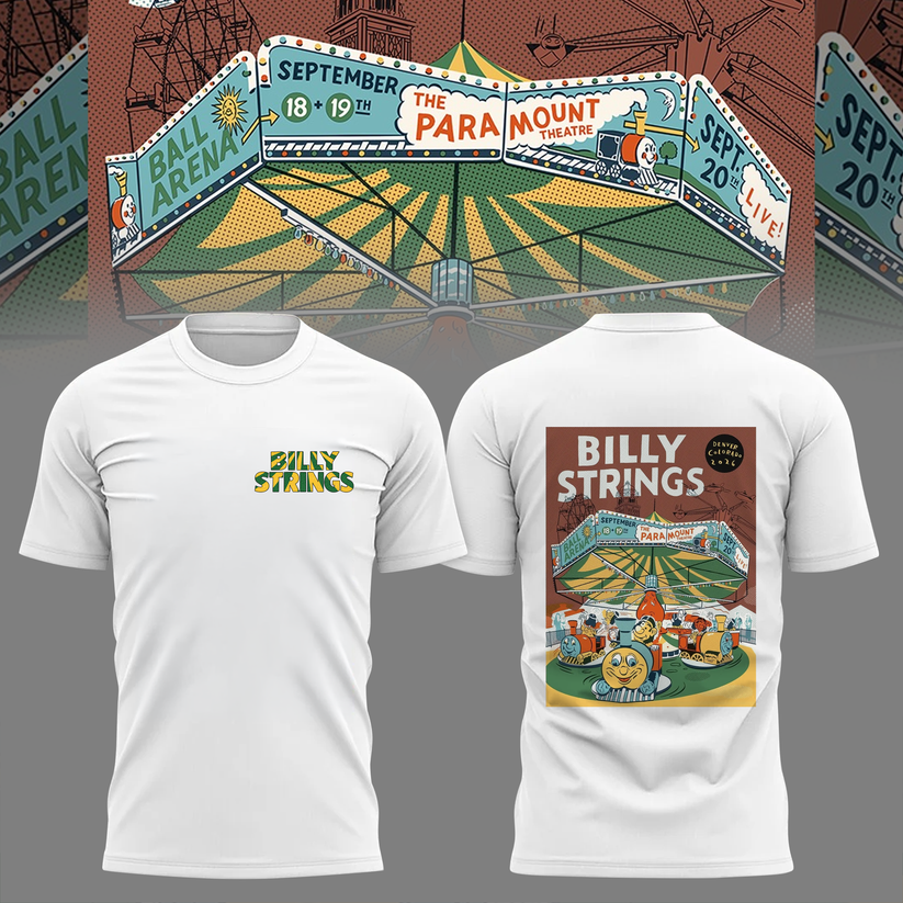 Limited Edition Billy Strings tour 2026 T-shirt