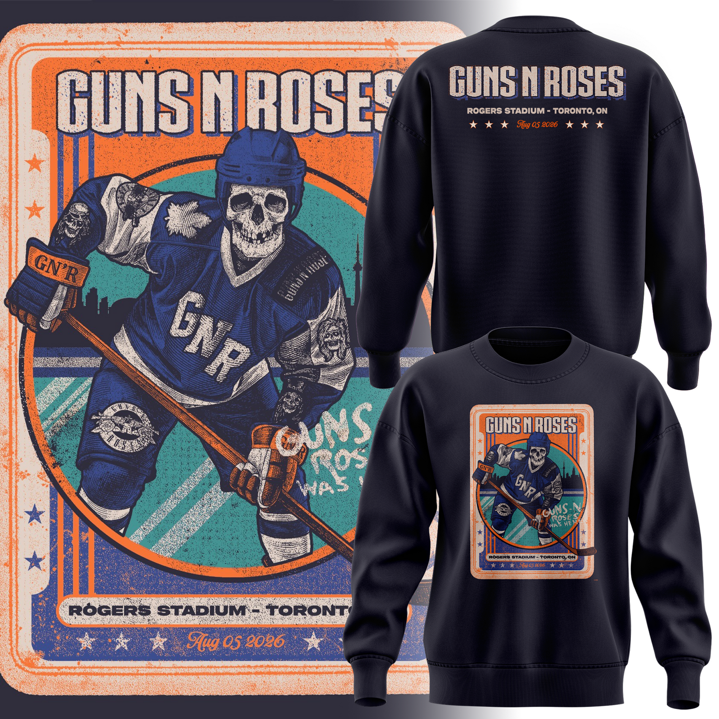 Limited Edition Guns N’ Roses World Tour to Toronto,ON 2026 Sweatshirt