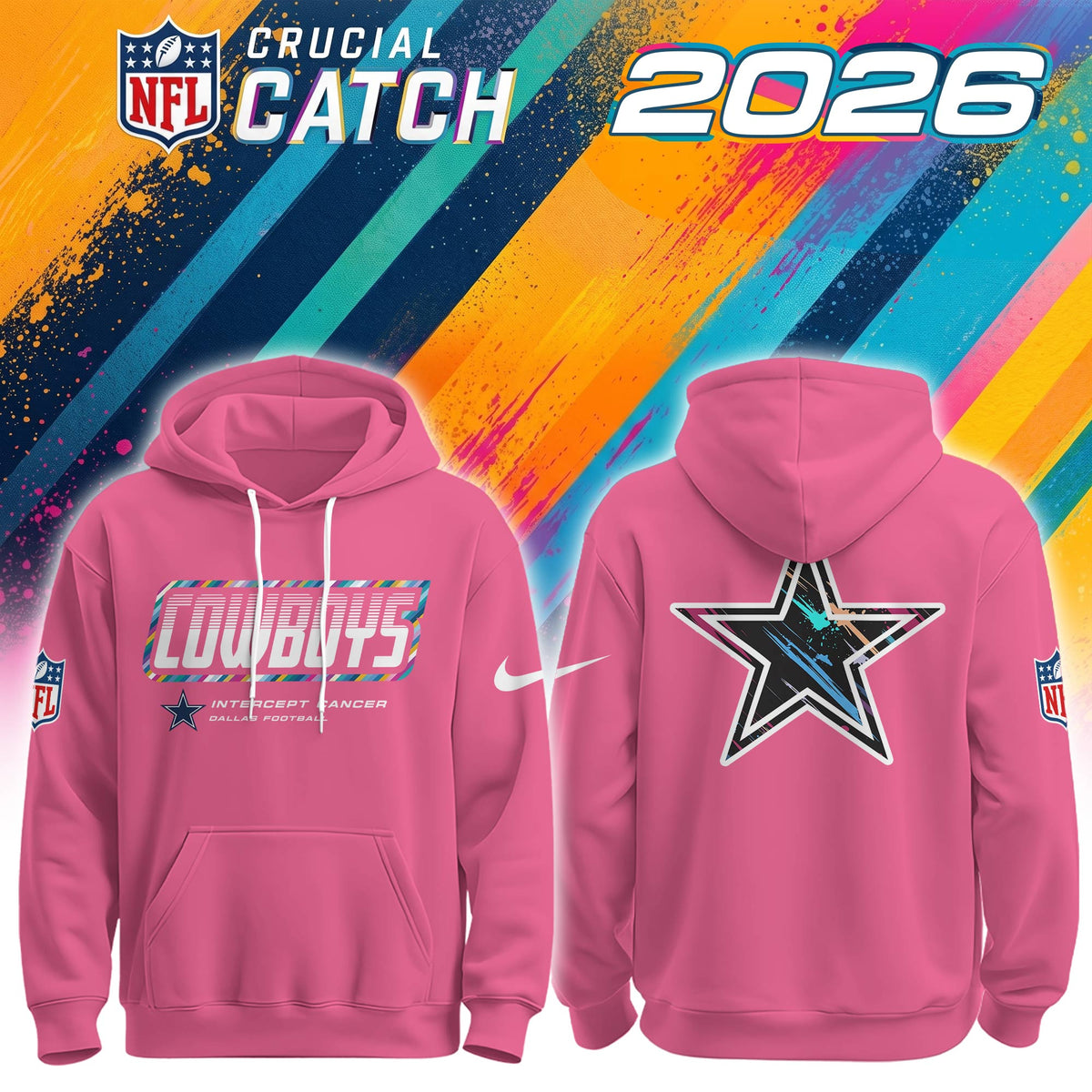 D. Cowboys 2026 Crucial Catch Limited Hoodie