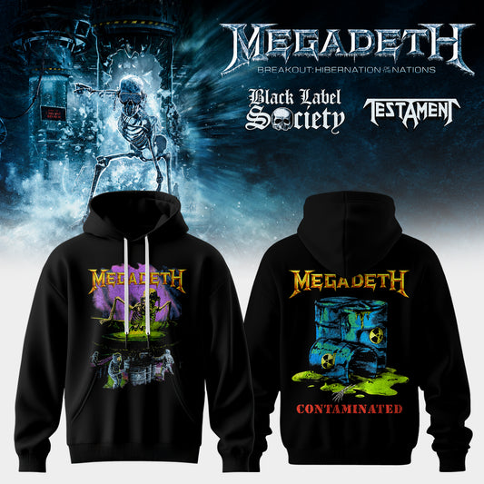 Megadeth Breakout: Hibernation of Nations Europe Tour 2026 Hoodie