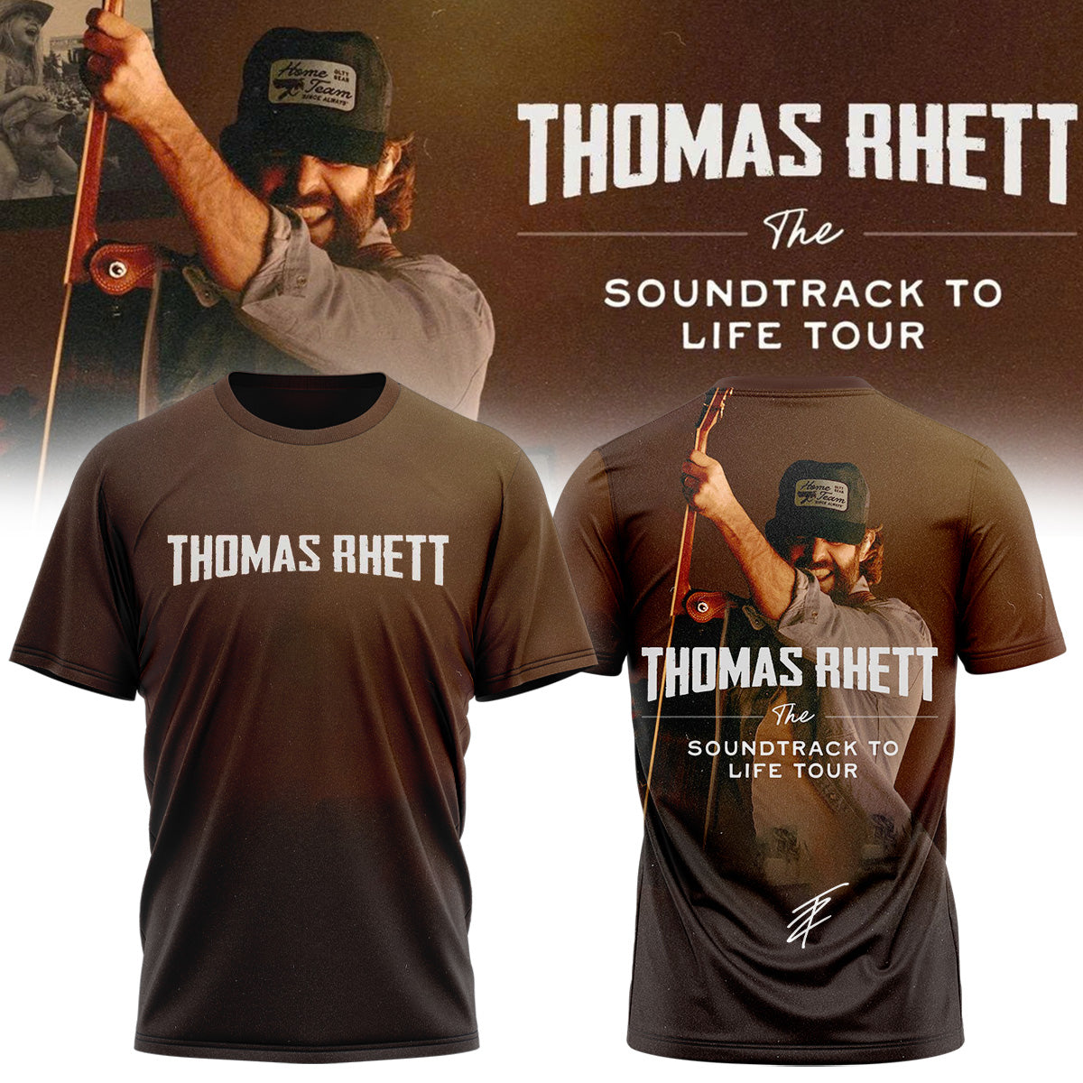 Thomas Rhett ”The Soundtrack to Life Tour” Limited Edition Signature – Tshirt