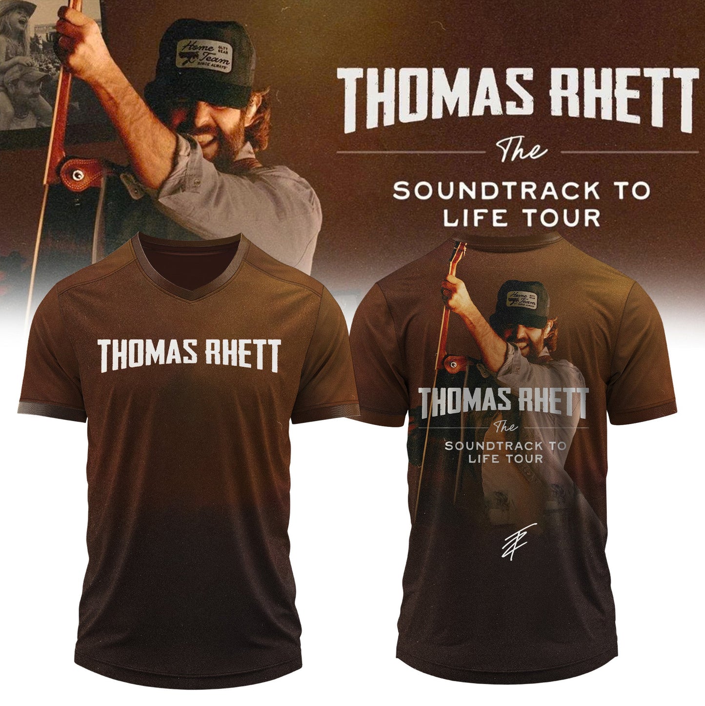 ,Thomas Rhett ”The Soundtrack to Life Tour” Limited Edition Signature – Jersey