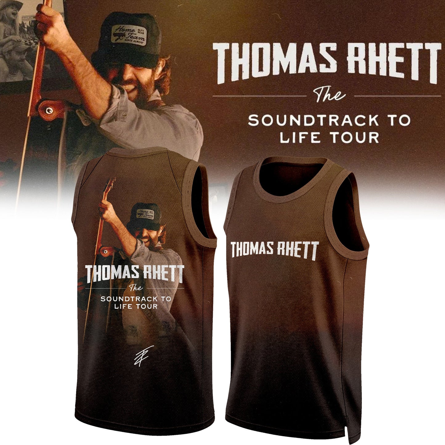 ,Thomas Rhett ”The Soundtrack to Life Tour” Limited Edition Signature – Jersey