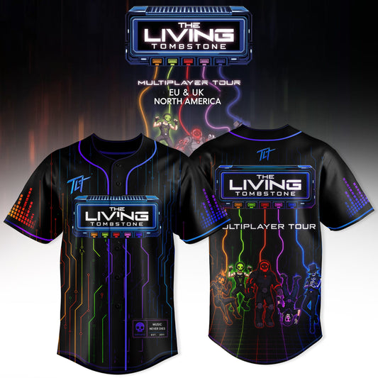 The Living Tombstone: Multiplayer Tour 2026 Exclusive Baseball Jersey