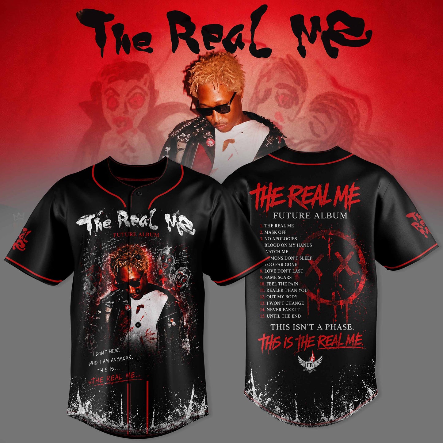 The Real Me Premium 3D Baseball Jersey – JS 4 Style