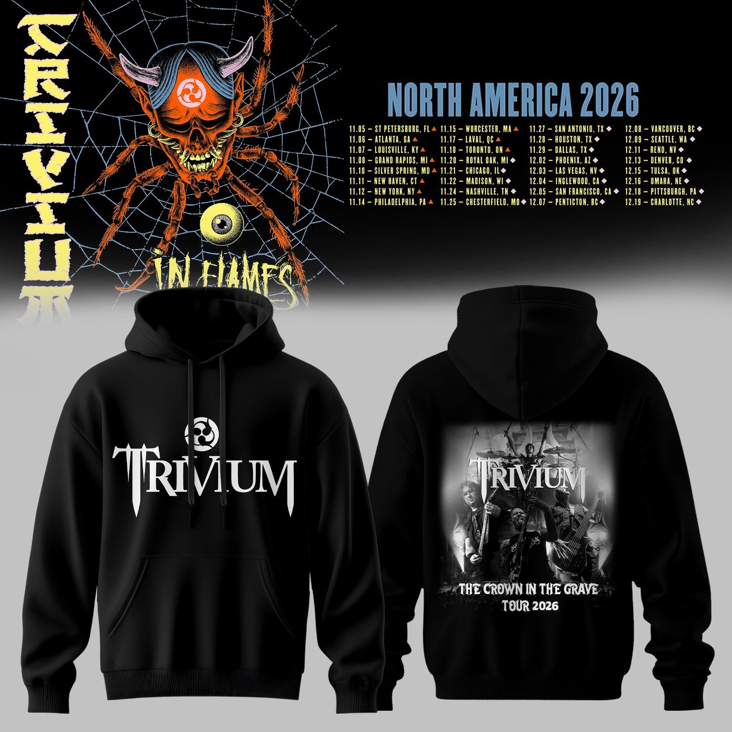 _Crown in the Grave World Tour 2026 Edition Hoodie