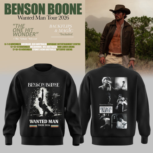 BENSON BOONE – WANTED MAN TOUR 2026 SWEATER