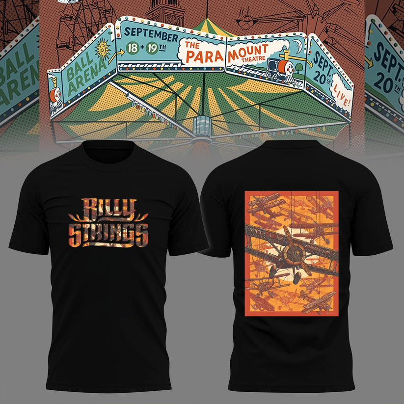 Limited Edition Billy Strings tour 2026 T-shirt