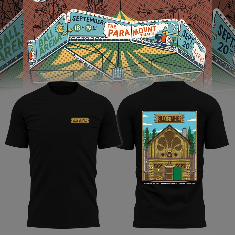 Limited Edition Billy Strings tour 2026 T-shirt